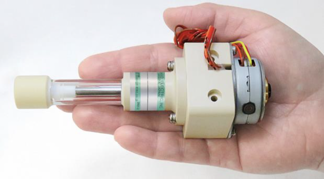 Palmtop Size Syringe Pump - SCP Series (Under Development) EMX-25 Miniature Piston